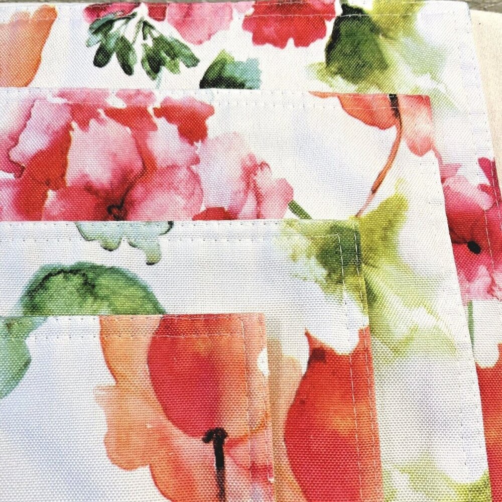 Four Summer Floral Placemats by Colordrift